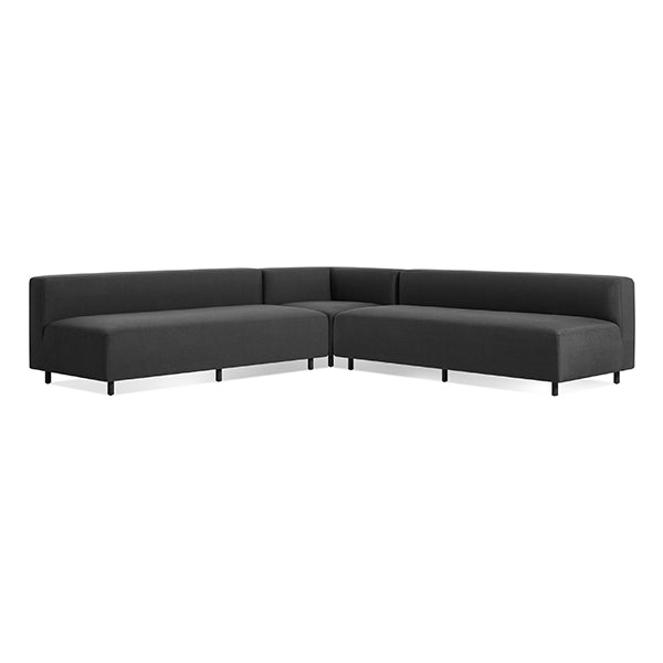 9 Yard Outdoor  Armless L Sectional Sofa