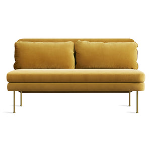Bloke 60" Armless Velvet Sofa