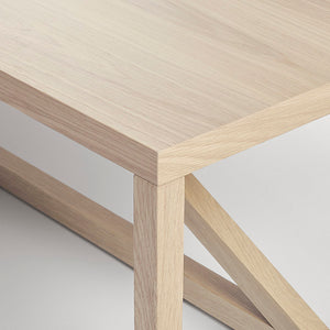 Strut Rectangular Coffee Table - Wood