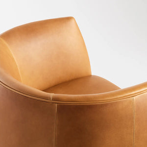 Council Leather Lounge Chair - New!