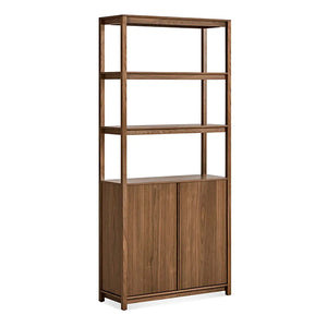Open Plan Tall Bookcase With Storage - New!