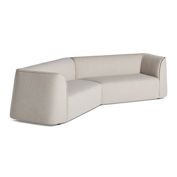 Thataway Small Angled Sectional Sofa New Fabric! Urban Mode