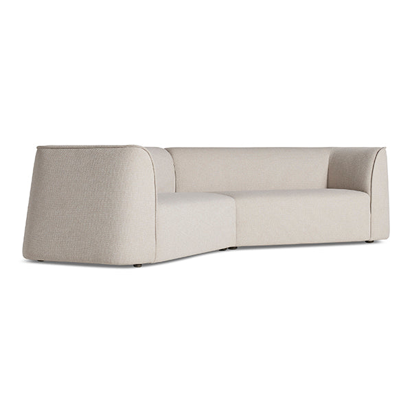 Thataway Small Angled Sectional Sofa New Fabric! Urban Mode