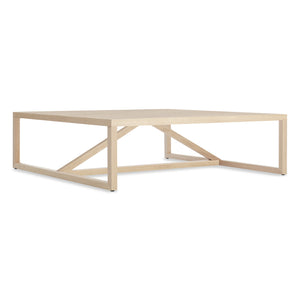 Strut Square Coffee Table - Wood