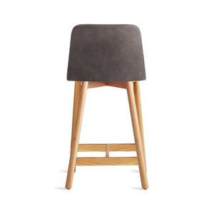 Chip Leather Counter Stool