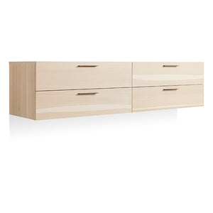 Shale 4 Drawer Wall Mounted Cabinet - New Colour!