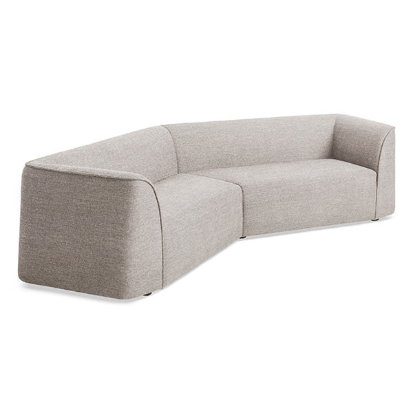 Thataway Small Angled Sectional Sofa New Fabric! Urban Mode