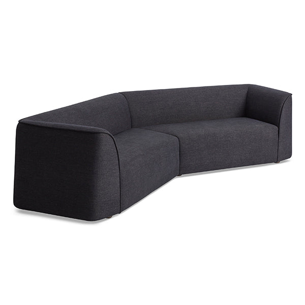 Thataway Small Angled Sectional Sofa New Fabric! Urban Mode