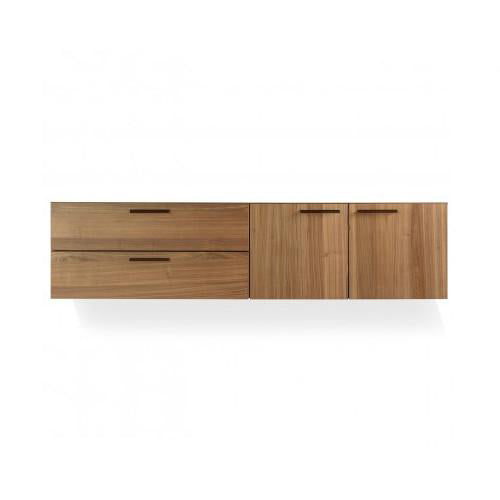 Shale 2 Door/2 Drawer Wall Mounted Cabinet
