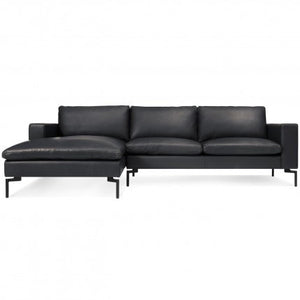 New Standard Leather Sofa with Chaise